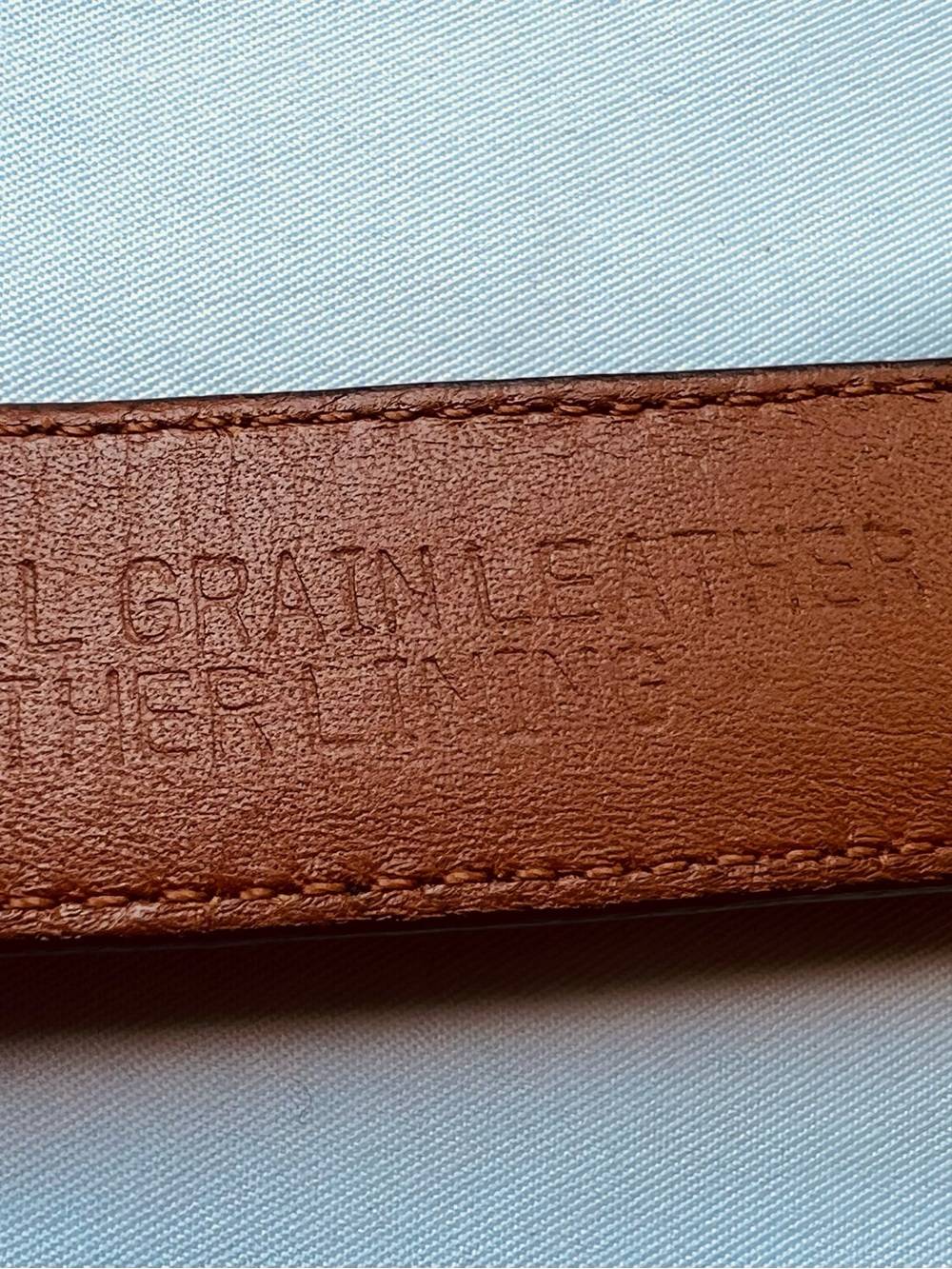 Brighton Belt Size 34 Genuine Leather Croc Embossed Silver Western Buckle - Picture 8 of 8